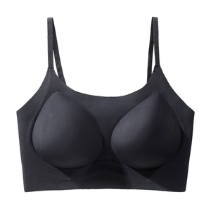 Liquid foundation, invisible, seamless, comfortable, breathable, wire-free, backless sports bra, women's white T-shirt, waterpro - Product Image 5