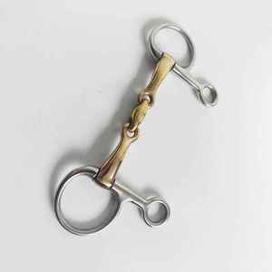 Premium Horse <b>Bits</b> for Equestrian Use Solid Jointed Ring <b>Gag</b> <b>Bit</b> for Horses Stainless Steel - Product Image 1