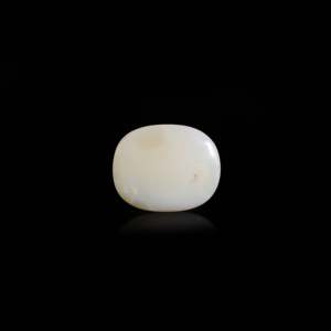 Natural White Opal Gemstone 5.48 Carat Certified Wholesale Raw 20mm - Product Image 2