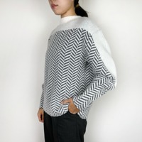 Suéter Fino de Punto Transpirable para Mujer, Otoño e Invierno, Algodón, Servicio OEM ODM, Ropa Casual para Mujer, MOQ Bajo