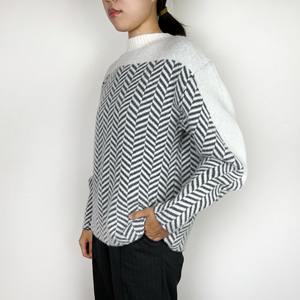 Pull en tricot épais pour femmes, automne et hiver, coton, service OEM ODM, vêtements pour femmes, pull décontracté, faible MOQ - Product Image 6