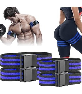 Bandas de Resistencia de Tela para Cadera, Tipo Lazo, de Alta Calidad, con Logotipo Personalizado, para Entrenamiento BFR y Fitness, Tamaño Mediano - Product Image 3