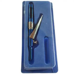 Seringue d'aspiration dentaire Citojet 1,8 ml en acier inoxydable bleu avec revêtement plasma, réutilisable, manuelle, Shuja Surgico - Product Image 1