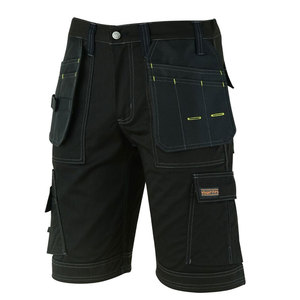 Pantalones Cortos de Trabajo para Hombre de Alta Calidad, Negros, Resistentes, de Seguridad, con Bolsillos, para Verano, con Cordones, Alta Visibilidad, Impermeables y Transpirables - Product Image 4
