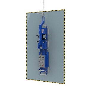 Easily Lift Large Sized Glass Sheets with Ausavina Glass Vacuum Lifter Equipped <b>Battery</b> Vacuum <b>Pump</b> for Safety (DVL400) - Product Image 5