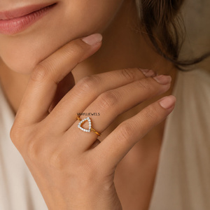Women's Gold Diamond <b>Ring</b> labgrown Diamonds Luxury Engagement Jewelry 10K,14K,18K gold & <b>925</b> <b>silver</b> - Product Image 2