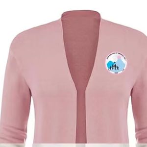 <b>Women</b> Pink White Blue Color Block Long <b>Cardigan</b> Open Front Long Sleeve Pocket Casual Knit <b>Sweater</b> Coat Elegant Ladies Outerwear - Product Image 2