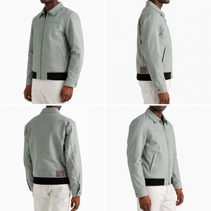 Rehaussez votre collection avec notre veste en tissu à mémoire de forme pour homme de qualité supérieure. Idéal pour les marques à la recherche de services OEM/ODM de haute qualité - Product Image 2
