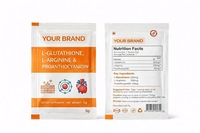 Complément Alimentaire pour Adultes L-Glutathion L-Arginine Proanthocyanidine Sachet pour la Santé des Femmes 5g Formule Antioxydante 30 Sachets