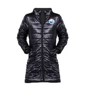 Veste longue noire pliable Jack and Jill pour femme, manteau matelassé léger, chaud, pour les voyages, les activités de plein air, vêtements d'extérieur tendance - Product Image 1