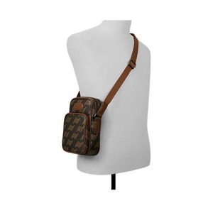 Large Capacity Vintage Genuine Leather Crossbody Satchel Bag for Men 9.7'' iPad Compatible Multi-Pocket Logo Messenger Bag - Product Image 4