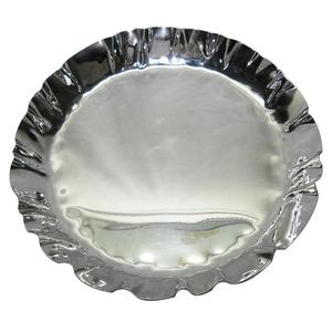 Plato de servicio de acero de alta calidad para restaurantes y bandeja de servicio Artículo al por mayor Nuevo diseño Decoración del hogar Cena y aperitivos - Product Image 4