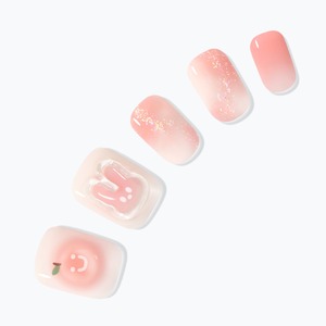 Desig Diva ลูกพีชกระต่ายเล็บเทียมออกแบบรอบปกติ - Product Image 1