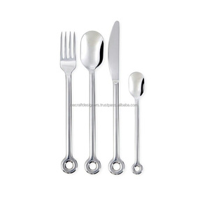 Juego de Cubiertos de Metal Duradero para Cocinas Domésticas, Diseñado para Ofrecer un Acabado Suave y un Rendimiento Confiable para la Cena Diaria - Product Image 2