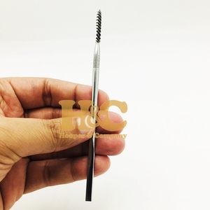 Cepillo de Alta Calidad para Recortar Cejas, Cepillo Profesional para Pestañas Postizas, Cepillo Sostenible de Acero Inoxidable para Cejas de Visón - Product Image 6