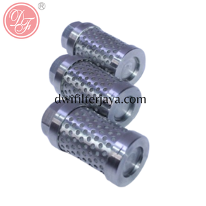 ตัวกรองตาข่ายสแตนเลสแบบมีรูพรุน ท่อกรองน้ำมันแบบตาข่ายลวดทรงกระบอก - Product Image 1