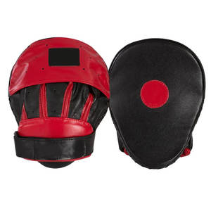 แผ่นรองมือหนังและ PU คุณภาพสูงรูปทรงโค้งสำหรับ MMA มวยไทย เทควันโด ชกมวย ซ้อมมวย  ลดราคาสุดคุ้ม - Product Image 1