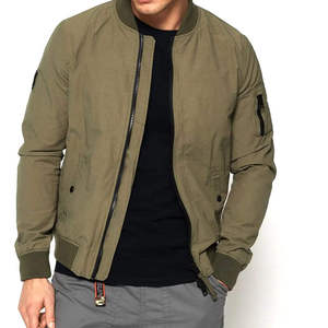 Winter <b>Men's</b> zipper <b>Jacket</b> Windproof Autumn Long Sleeve Casual Coat Bomber <b>Jacket</b> hot selling <b>jacket</b> for <b>men</b> Custom Logo OEM - Product Image 1