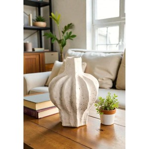 Wholesale Modern <b>Ceramic</b> <b>Vase</b> Matte White Tabletop Decor 8-16 Inches Exquisite Durable Flower Holder - Product Image 3