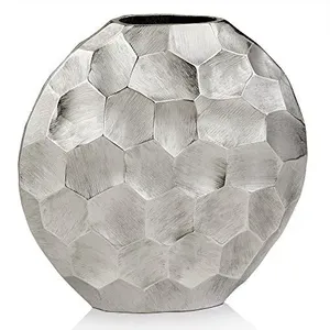 Florero Metálico Moderno para Decoración de Interiores - Florero Transparente de Sobremesa para Arreglos Florales Únicos en el Hogar - Florero Moderno - Product Image 5