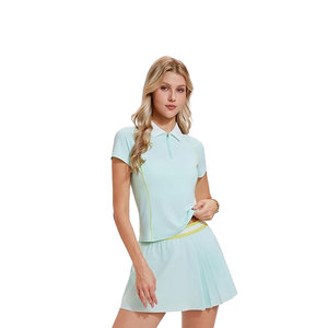 Ensemble d'entraînement léger Solid Trader avec ventilation intégrée pour des performances optimales, uniforme de tennis pour femmes - Product Image 4