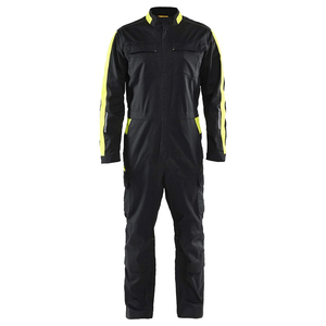 Combinaison de protection antistatique en coton 100 %, ignifuge, imperméable, soudée, coupe régulière, pour la sécurité. - Product Image 1