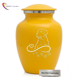 Premium Eco Friendly <b>Pet</b> Urns <b>for</b> Dogs <b>Memorial</b> Ashes Solid Alloy Metal Cremation Urns Customized Design Personalized Urn & Jars - Product Image 3