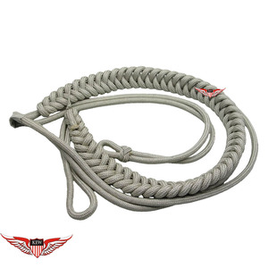 Cordon tressé blanc en nylon pour vêtements, cordon de cérémonie pour l'épaule - Product Image 4