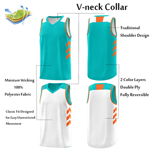 Camiseta de Baloncesto Transpirable de Venta Caliente, Nuevo Diseño, Camiseta de Baloncesto Blanca de Alta Calidad para Hombre a Precio Económico - Product Image 3