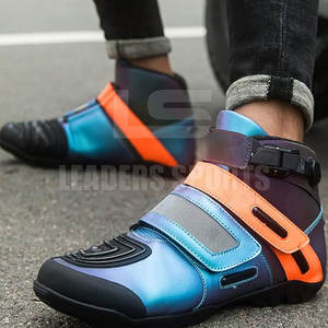 Chaussures de moto en cuir imperméables de haute qualité, confortables et sur mesure, avec logo personnalisé - Meilleures ventes - Product Image 2