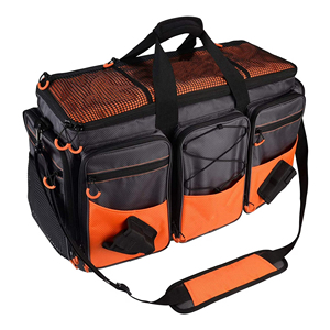 Sacs de rangement pour équipement de pêche grande capacité, sacs de pêche d'extérieur avec bandoulière, sacs à bandoulière pour matériel de pêche - Product Image 1