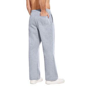 Pantalones de hombre lavados, pantalones casuales de corte ajustado para hombre, venta al por mayor, OEM, pantalones casuales de alta calidad para hombre, pantalones casuales para hombre - Product Image 6