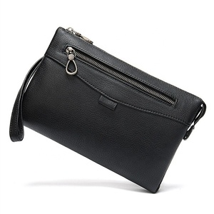 กระเป๋าคลัทช์หนังผู้ชาย ดีไซน์ล่าสุดปี 2022 พร้อมสายคล้องข้อมือ แฟชั่นธุรกิจ กระเป๋าสตางค์ยาวใส่โทรศัพท์ รุ่น MBF-0563 - Product Image 5