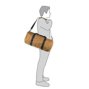 Sacs de sport pliables légers et imperméables en polyester, faible MOQ, sacs de fitness confortables - Product Image 5