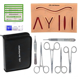 <b>Suture</b> Practice <b>Kit</b> High-Quality Products with Custom Logo Surgical Tools Including Forceps Medic Instrument - Product Image 1
