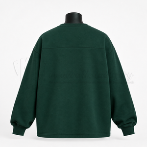 Sudadera con cuello redondo y estampado gráfico extragrande para hombre, sudadera con estampado universitario personalizado, sudadera estilo streetwear, fabricante OEM - Product Image 2