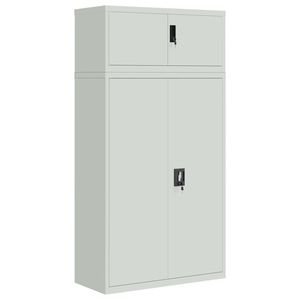 Archivador Grande de Acero con Recubrimiento en Polvo Gris Claro - Product Image 2