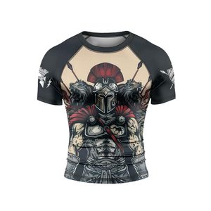 เสื้อแรชการ์ดแบบสั่งทำพิเศษ OEM สำหรับทุกเพศ UPF 50 ผ้ากันรังสียูวีแบบซับลิเมชั่น ระบายเหงื่อได้ดี ขายส่ง OEM - Product Image 6