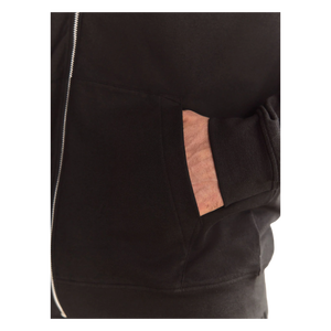 Sudadera con Capucha y Cremallera para Hombre, Color Sólido, Felpa de Algodón, Corte Casual, Estilo Otoñal - Product Image 5