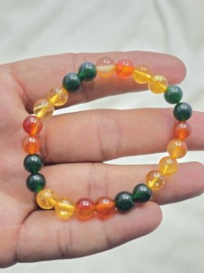 Pulsera de Cuentas Mixtas de Calidad Superior Grado AAA, Hermosas Piedras Preciosas Naturales Talladas, Artesanía en Piedras Semipreciosas - Product Image 3
