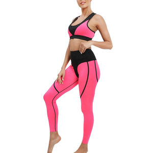 Pantalones de yoga para mujer con logo personalizado, elásticos y acanalados, ropa deportiva transpirable de talla grande, conjuntos de talla grande para mujer de Pakistán - Product Image 1