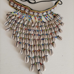 CRYSTAL CRAFT Colorful Boho <b>Polymer</b> Clay Choker Necklace African Beads Necklace Summer Beach Soft Pottery - Product Image 6