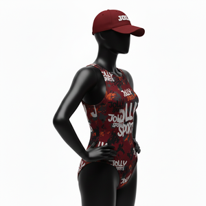 Maillot de bain athlétique pour femme, tissu polyester et élasthanne haute élasticité, respirant, séchage rapide, logo personnalisé. - Product Image 4