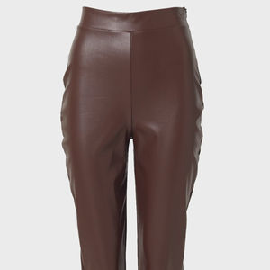 Pantalones de Cuero para Mujer al por Mayor, de Alta Calidad, Estilo Moderno, en Grandes Cantidades, Ropa Casual para Dama - Product Image 5