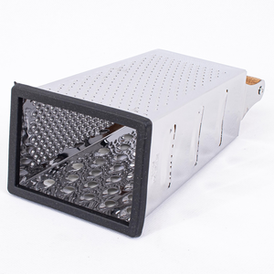 Metal Vegetable Grater with Wooden Handle Stainless Steel Box Grater for Cheese Vegetables and Kitchen Food Preparation Decor - Product Image 4