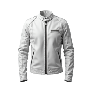Chaqueta de Motero de Cuero Vacuno Genuino para Hombre, Negra Clásica, Invierno, Fabricante y Proveedor Mayorista OEM ODM - Product Image 2