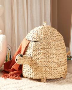 ตะกร้าหวายน้ำเต้า ตะกร้าเก็บของทำมือจากธรรมชาติ ขายส่ง เป็นมิตรกับสิ่งแวดล้อม ผลิตในเวียดนาม - Product Image 2