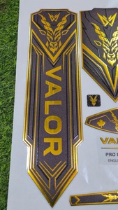Premium 3D Embossed Stickers Custom Cricket Bat Stickers Waterproof <b>Vinyl</b> Bat <b>Decals</b> Wholesale OEM ODM - Product Image 6