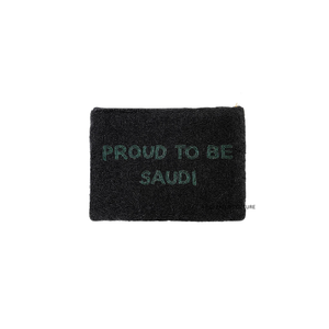 Porte-monnaie personnalisé en perles brodées à la main avec motif palmier, fermeture éclair, écologique, thème fête célébrée - Product Image 2