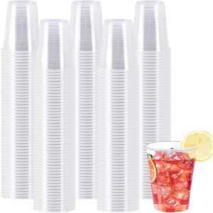 Lot de 600 gobelets en plastique transparent de 5 oz, petits gobelets jetables pour bain de bouche, gobelets pour boissons chaudes/froides pour fêtes et pique-niques - Product Image 1
